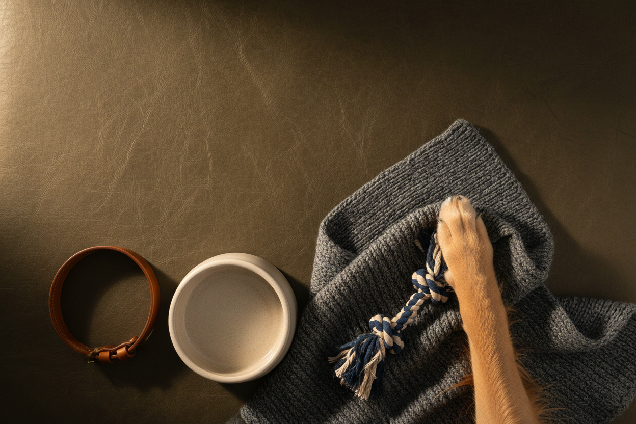 Homepage Banner - Pet Accessories Flatlay