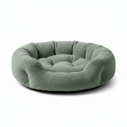 Variant 1 – Sand Beige donut pet bed